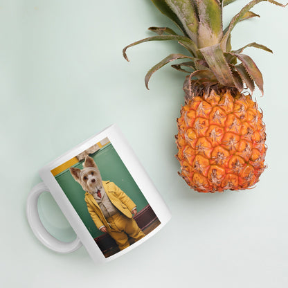 Woofing It Down Memory Lane - Custom Pet Mug - Hairy Humans