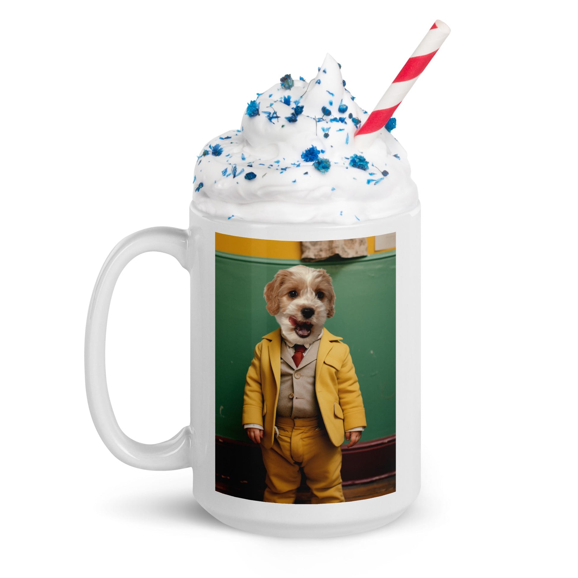 Woofing It Down Memory Lane - Custom Pet Mug - Hairy Humans