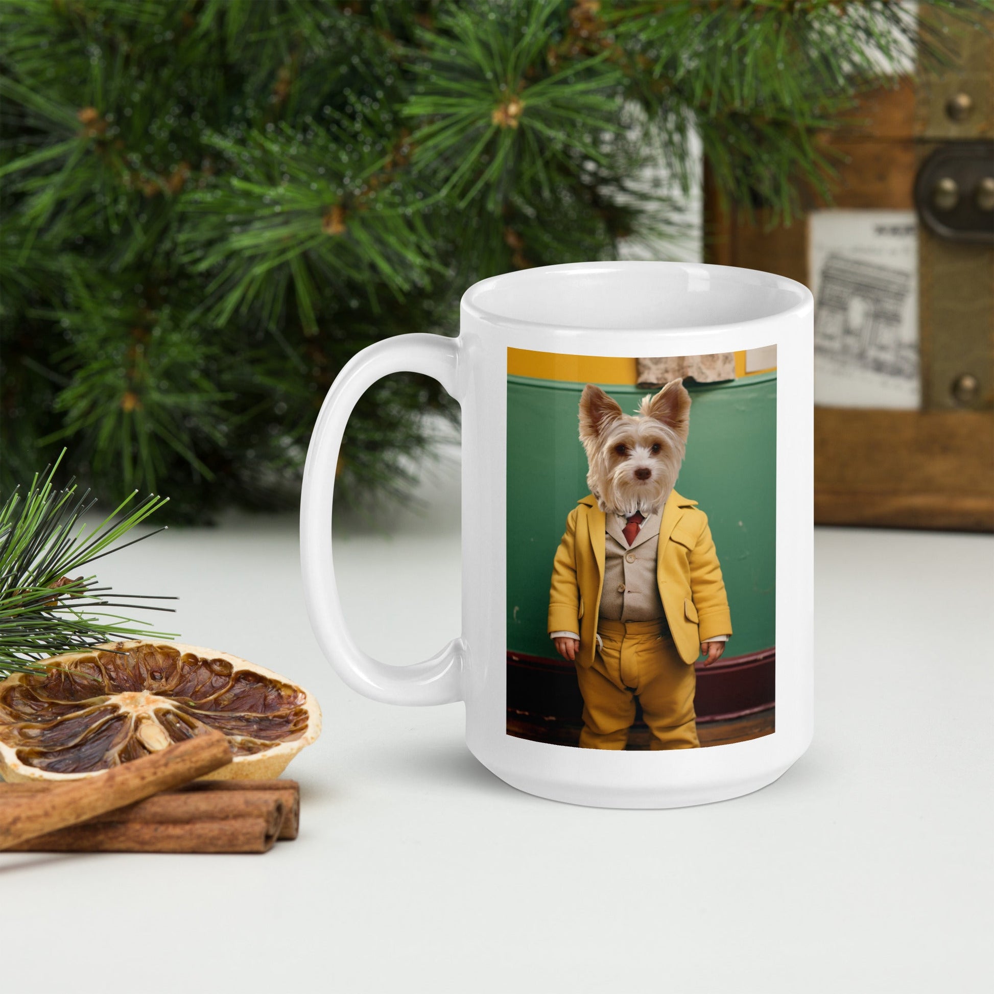 Woofing It Down Memory Lane - Custom Pet Mug - Hairy Humans