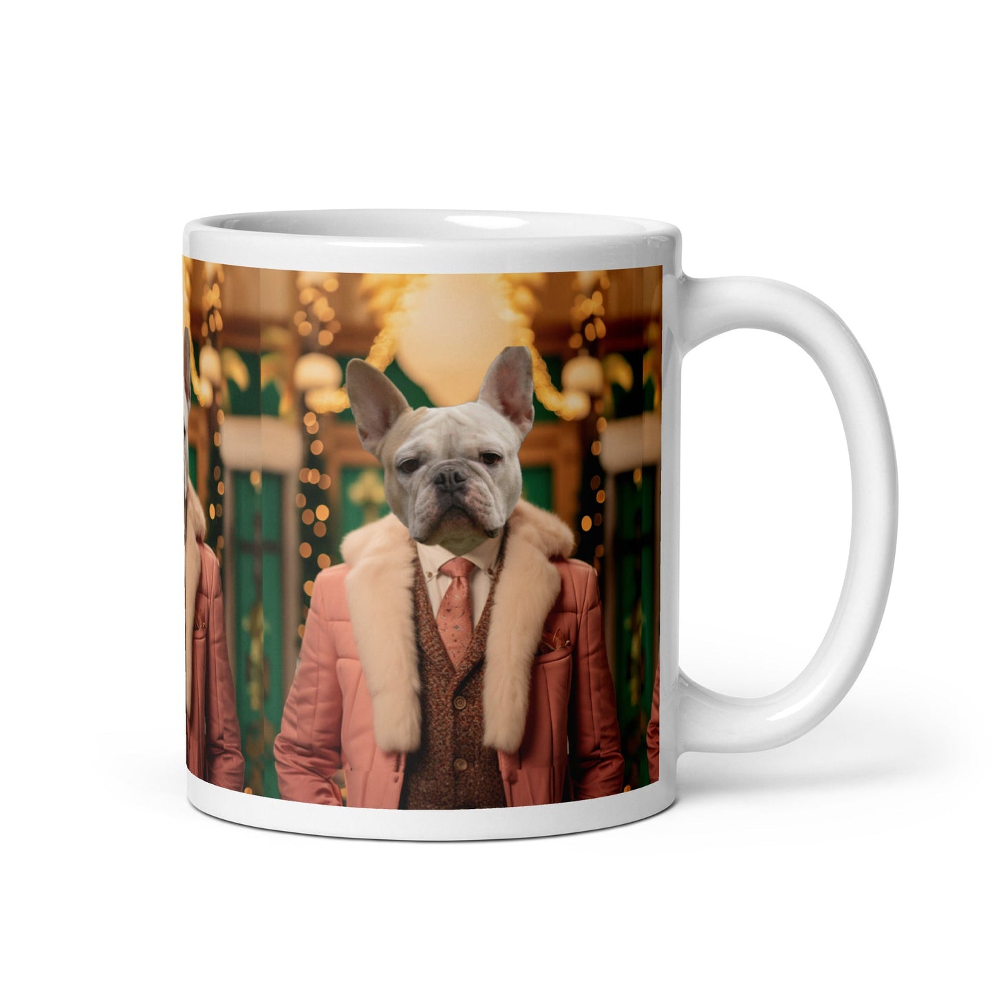 Wreath and Ruff - Custom Pet Mug - Hairy Humans