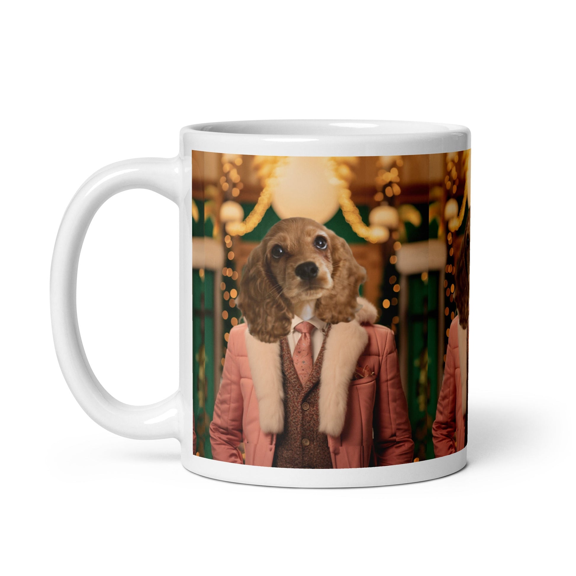 Wreath and Ruff - Custom Pet Mug - Hairy Humans