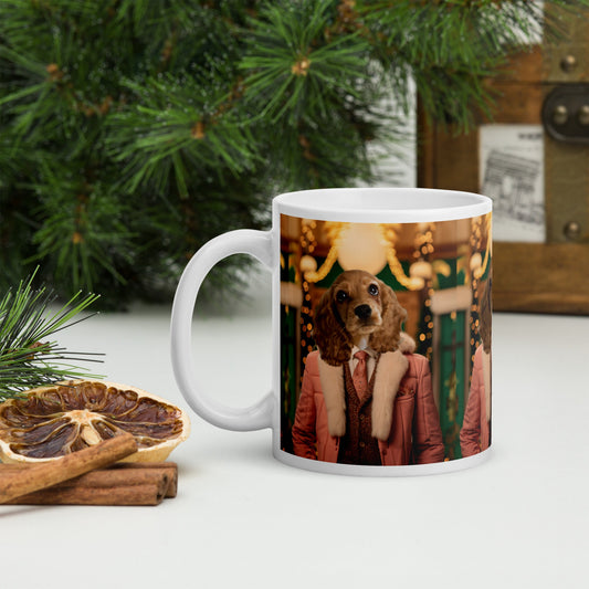 Wreath and Ruff - Custom Pet Mug - Hairy Humans